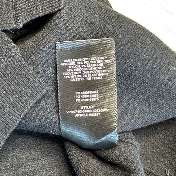 ARITZIA WILFRED FREE Women’s Black Ronnie Button Front Long Sleeve Sweater - Picture 5 of 10